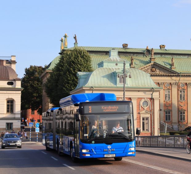 Stockholm,,Sweden,-,August,23,,2018:,Man,City,Bus,In